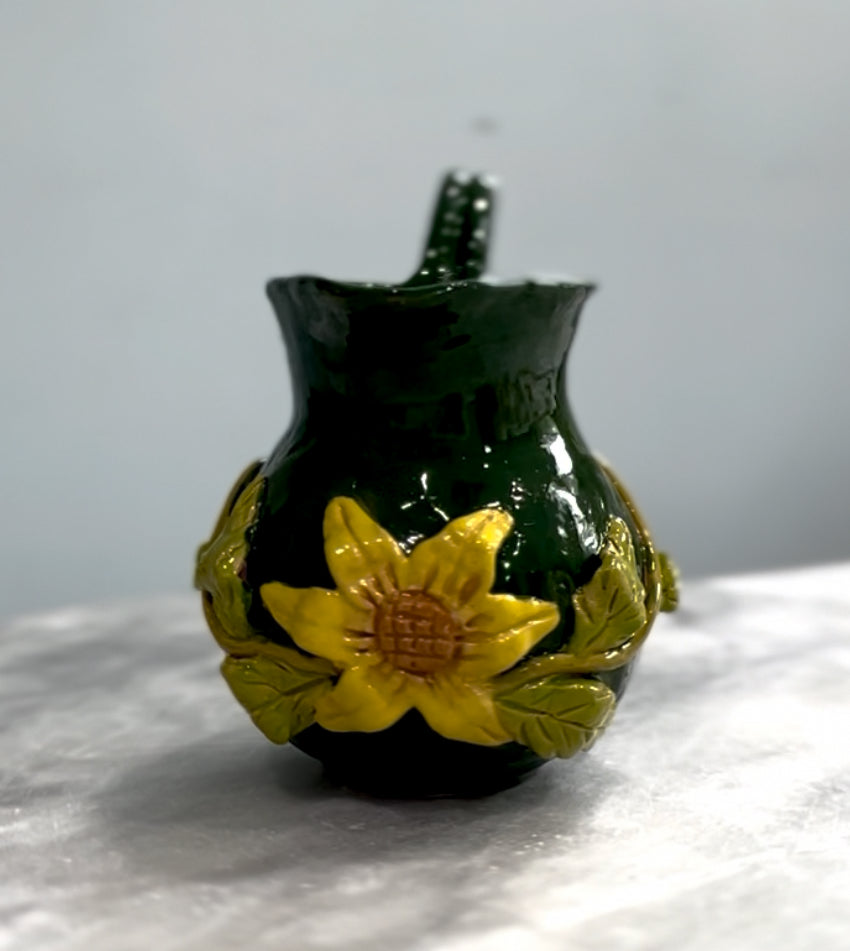 Mini Green Sunflower Pitcher