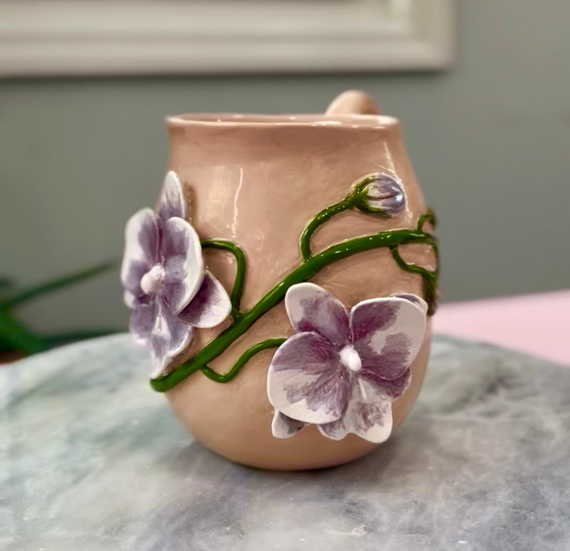 Light Purple Orchid Mug
