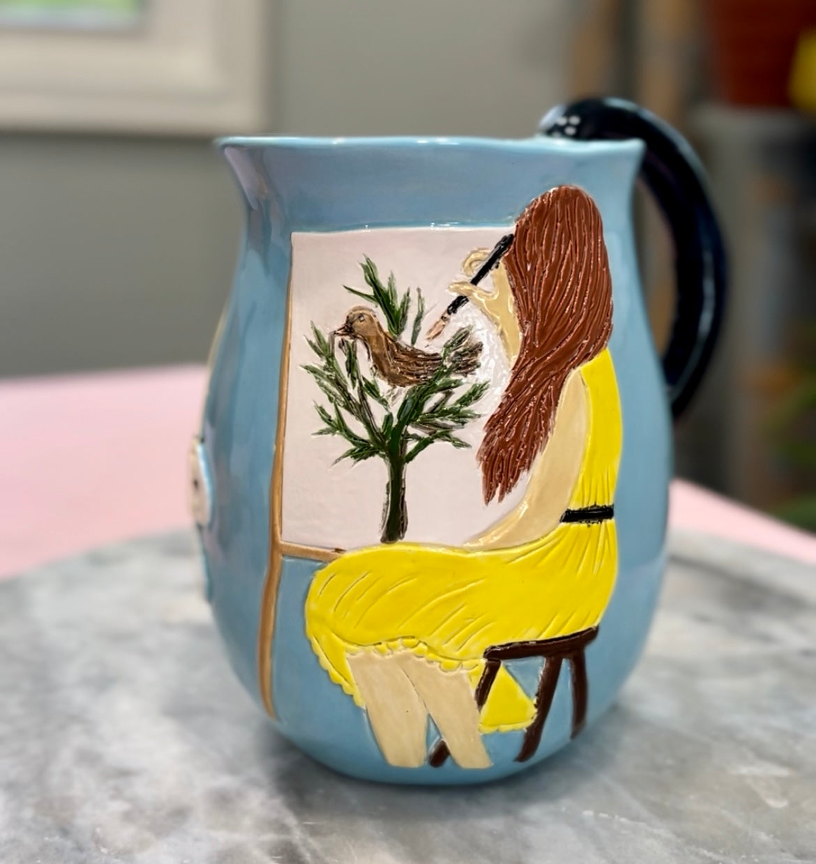 Painter Blue Mug