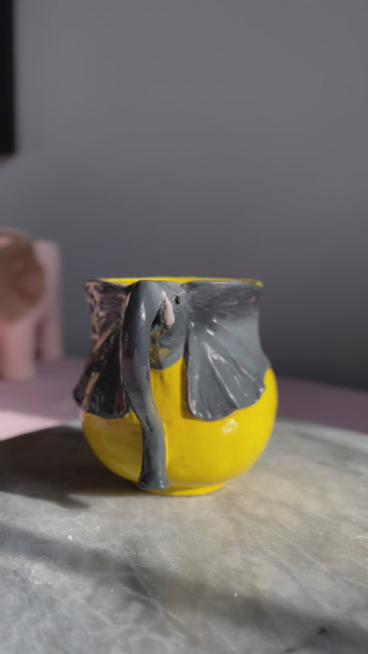 Yellow Elephant Mug